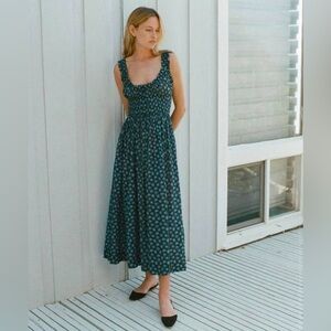 Doen emmaretta in blue bedford paisley